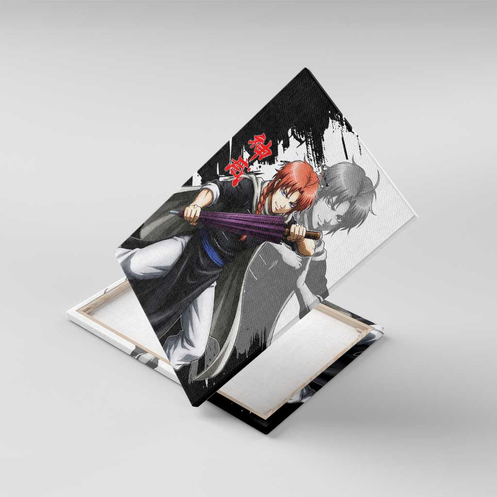 Kamui Canvas Wall Art Rogue Warrior Ink Clash Style