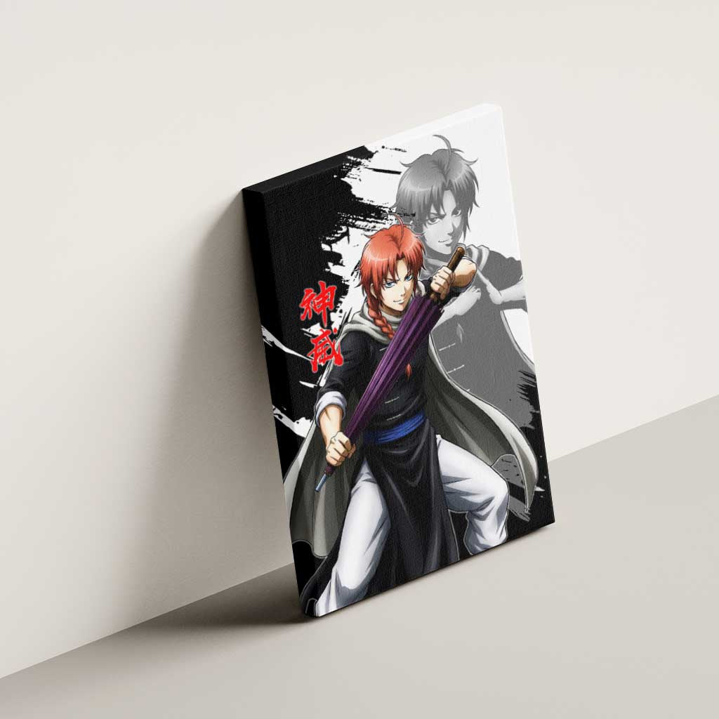 Kamui Canvas Wall Art Rogue Warrior Ink Clash Style