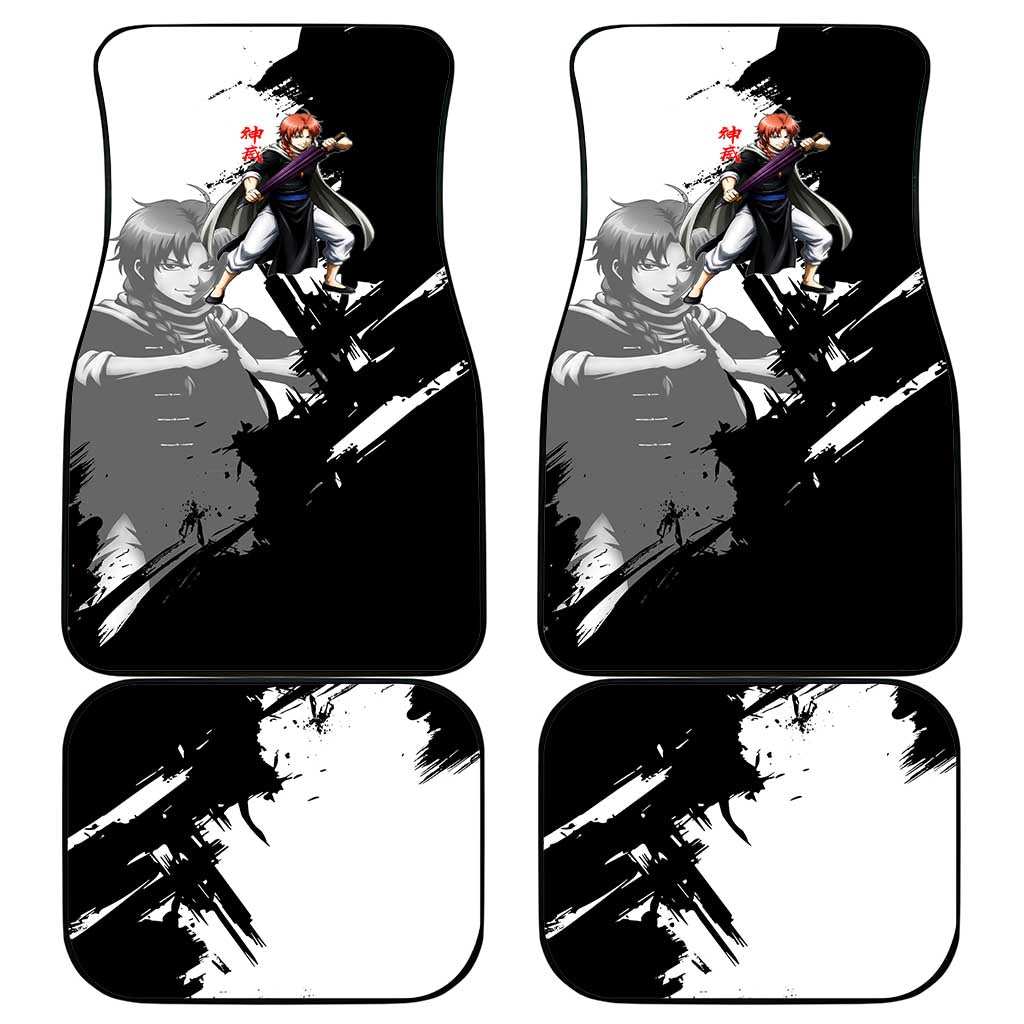 Kamui Car Mats Rogue Warrior Ink Clash Style