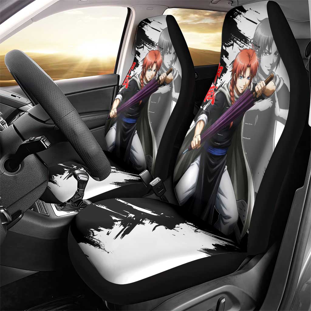 Kamui Car Seat Cover Rogue Warrior Ink Clash Style
