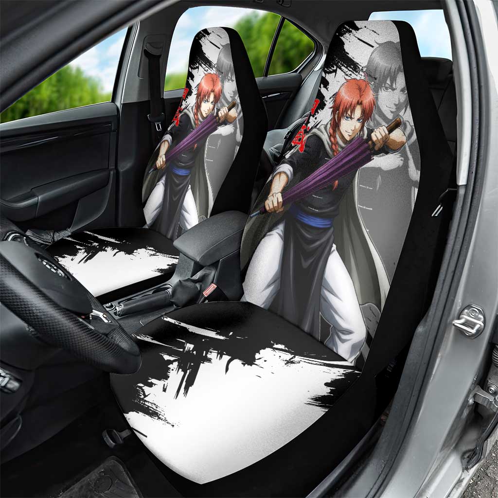 Kamui Car Seat Cover Rogue Warrior Ink Clash Style