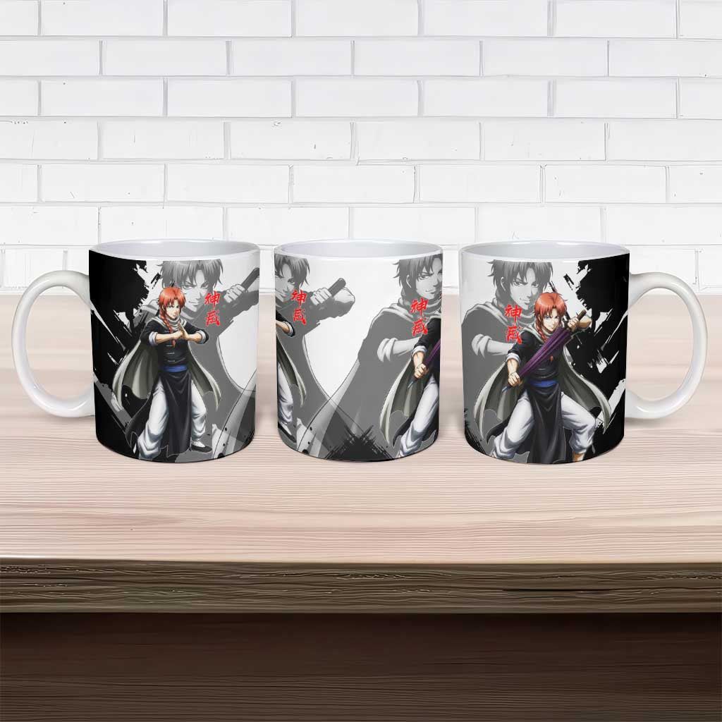 Kamui Ceramic Mug Rogue Warrior Ink Clash Style