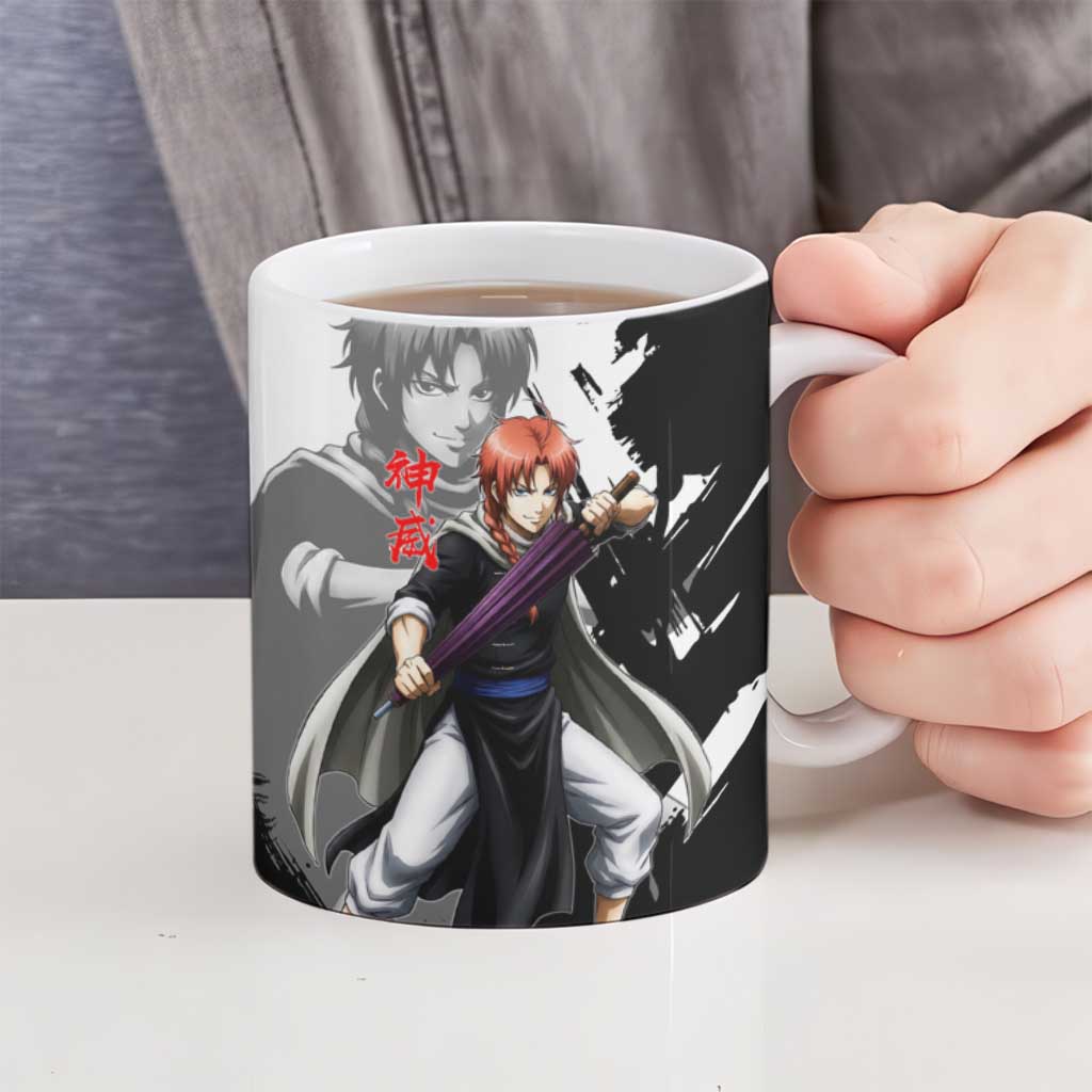 Kamui Ceramic Mug Rogue Warrior Ink Clash Style