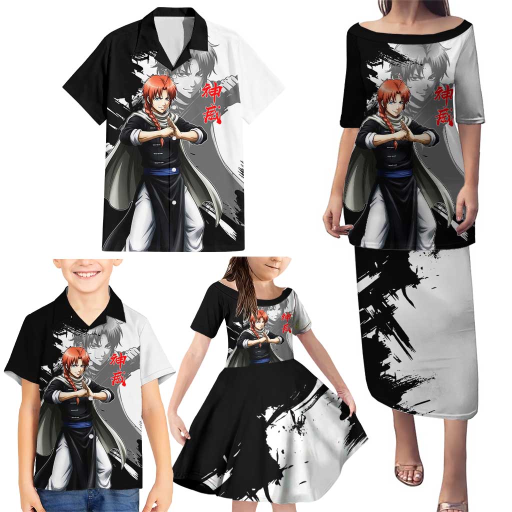Kamui Family Matching Puletasi and Hawaiian Shirt Rogue Warrior Ink Clash Style