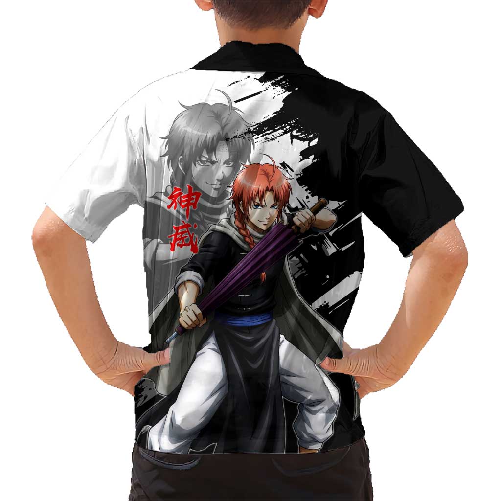 Kamui Family Matching Puletasi and Hawaiian Shirt Rogue Warrior Ink Clash Style