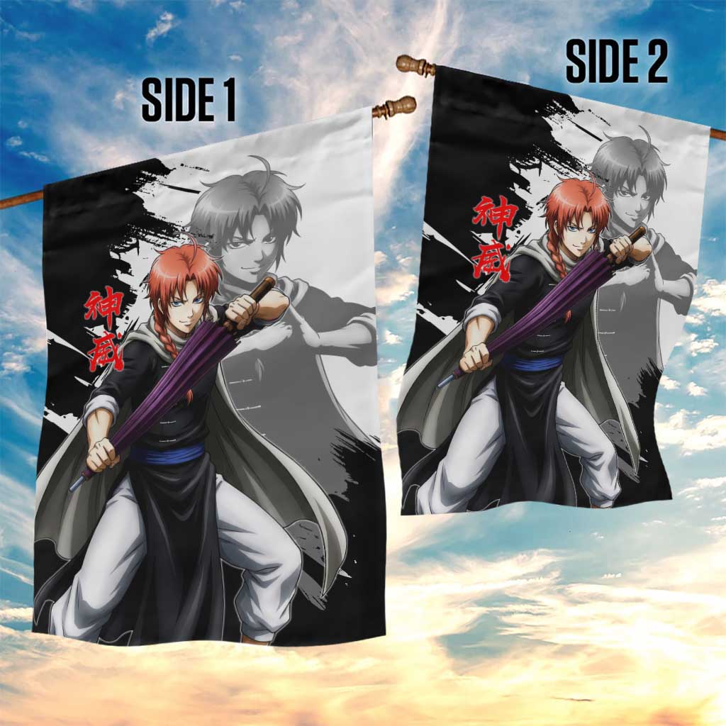 Kamui Garden Flag Rogue Warrior Ink Clash Style