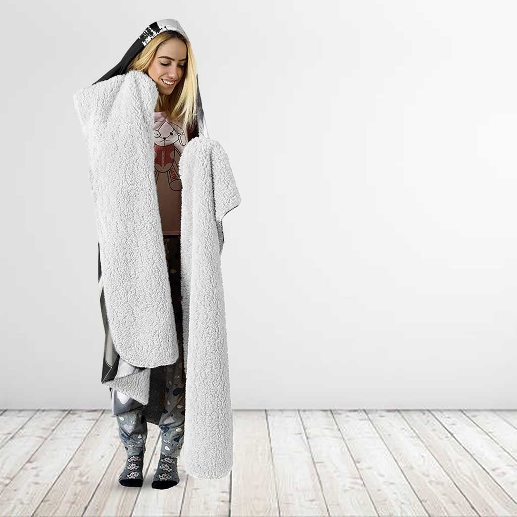 Kamui Hooded Blanket Rogue Warrior Ink Clash Style