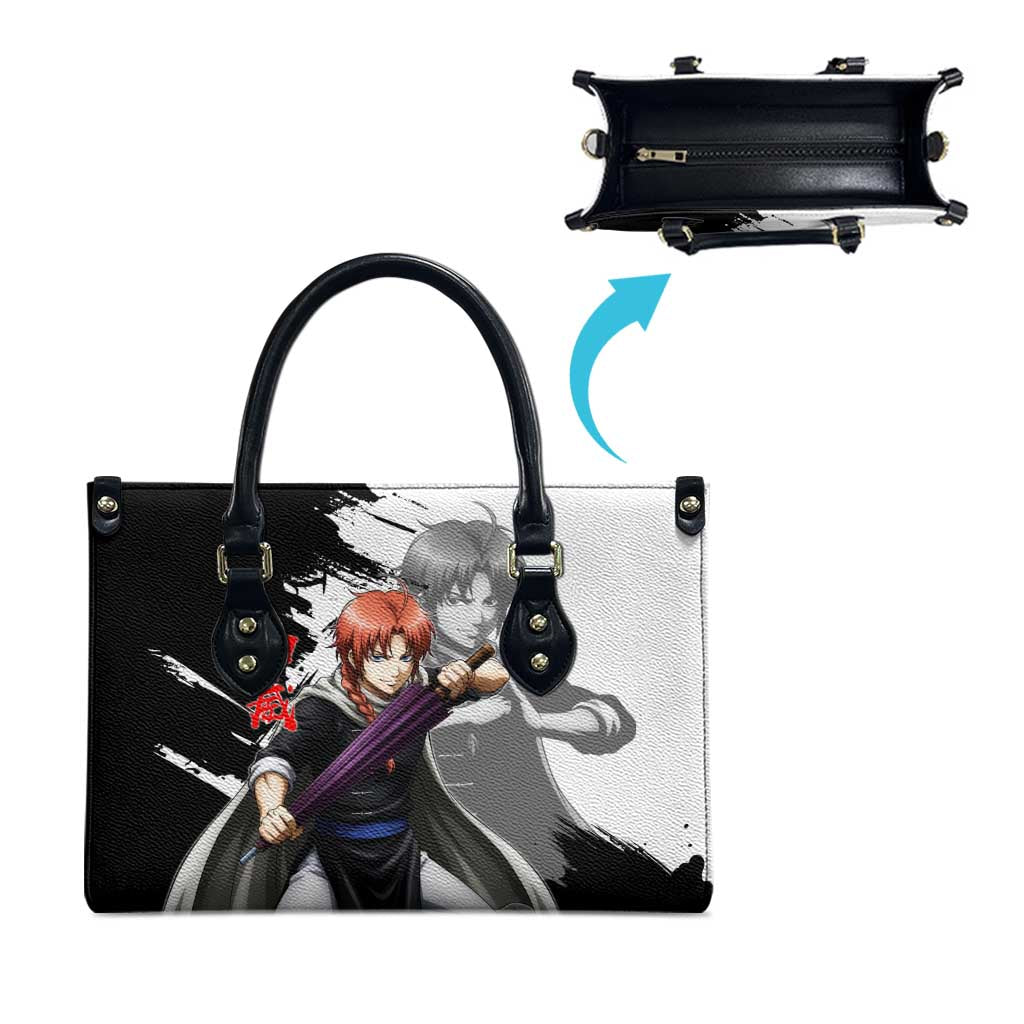 Kamui Leather Bag Rogue Warrior Ink Clash Style