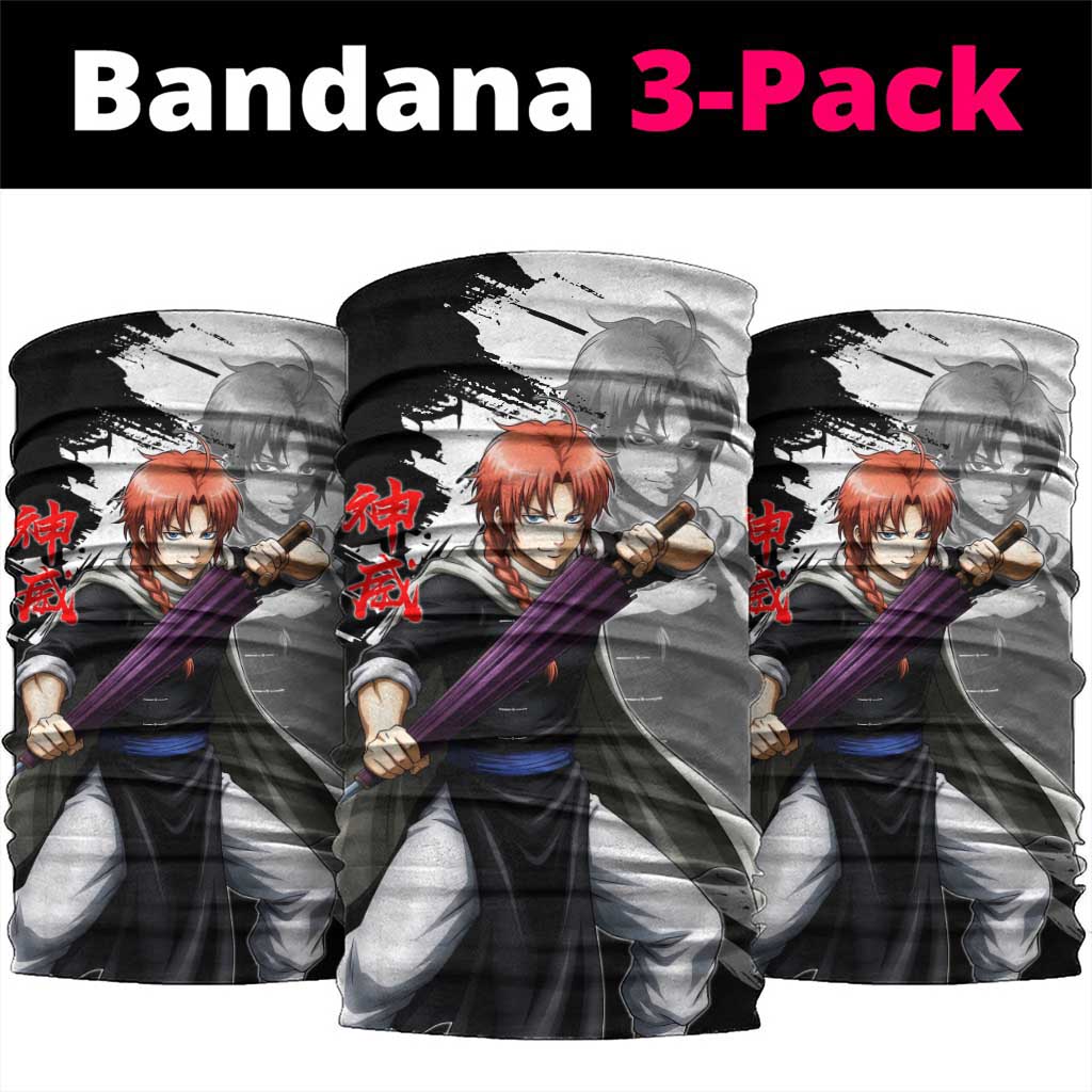 Kamui Neck Gaiter Rogue Warrior Ink Clash Style