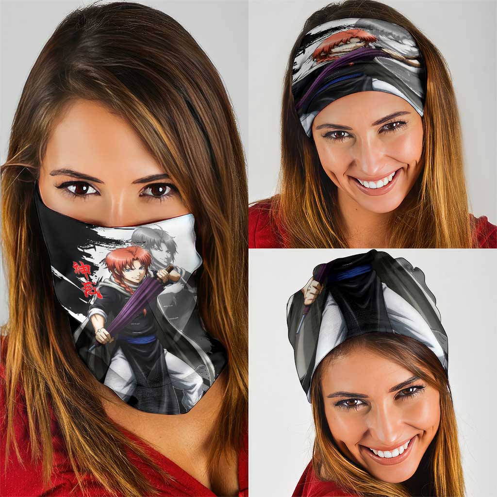 Kamui Neck Gaiter Rogue Warrior Ink Clash Style
