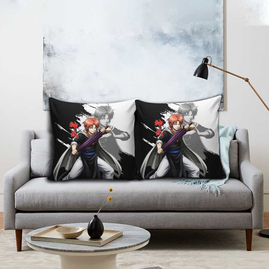 Kamui Pillow Cover Rogue Warrior Ink Clash Style