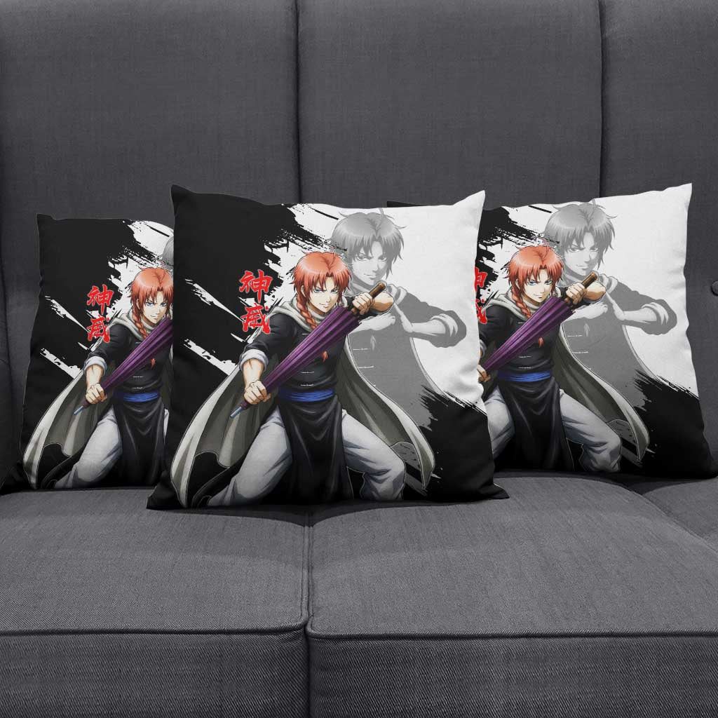 Kamui Pillow Cover Rogue Warrior Ink Clash Style
