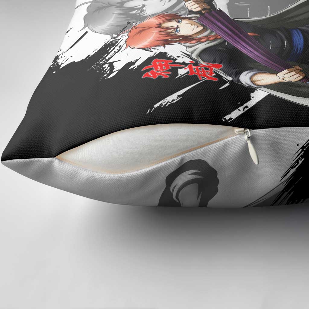 Kamui Pillow Cover Rogue Warrior Ink Clash Style