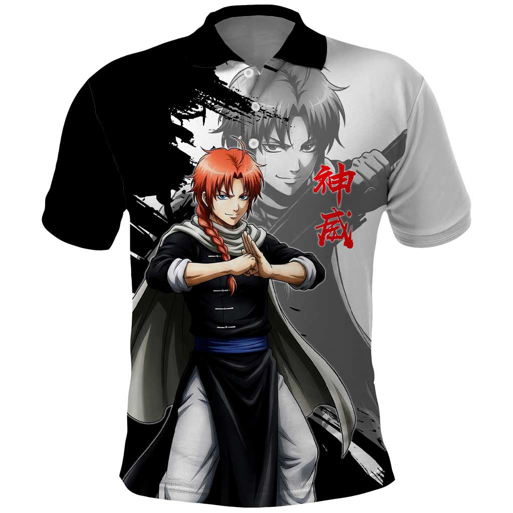 Kamui Polo Shirt Rogue Warrior Ink Clash Style