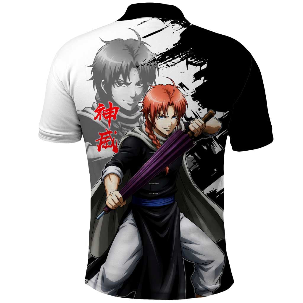 Kamui Polo Shirt Rogue Warrior Ink Clash Style