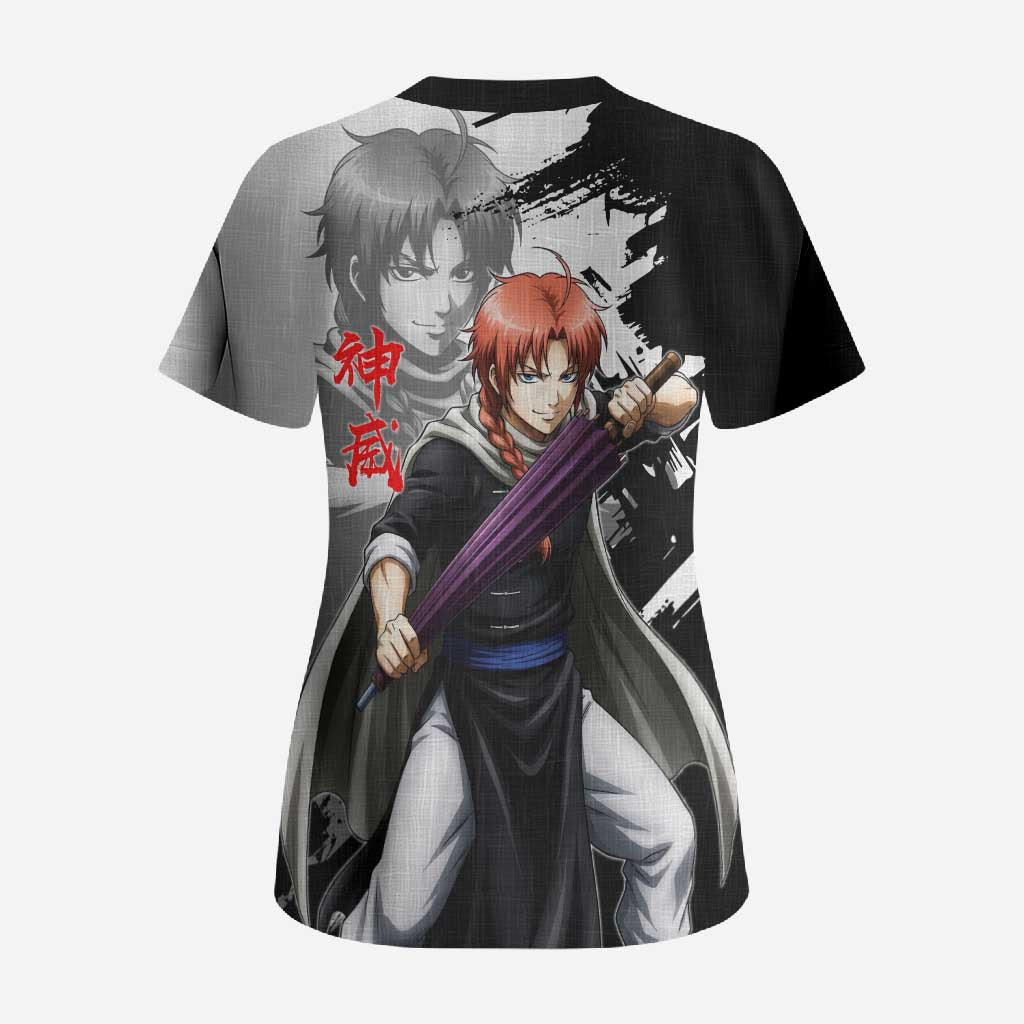 Kamui Scrub Top Rogue Warrior Ink Clash Style