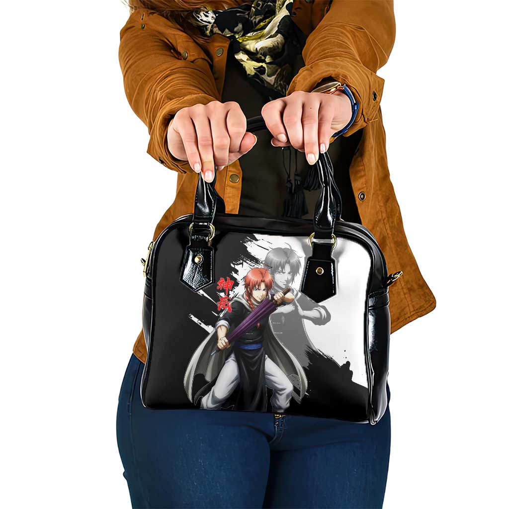 Kamui Shoulder Handbag Rogue Warrior Ink Clash Style