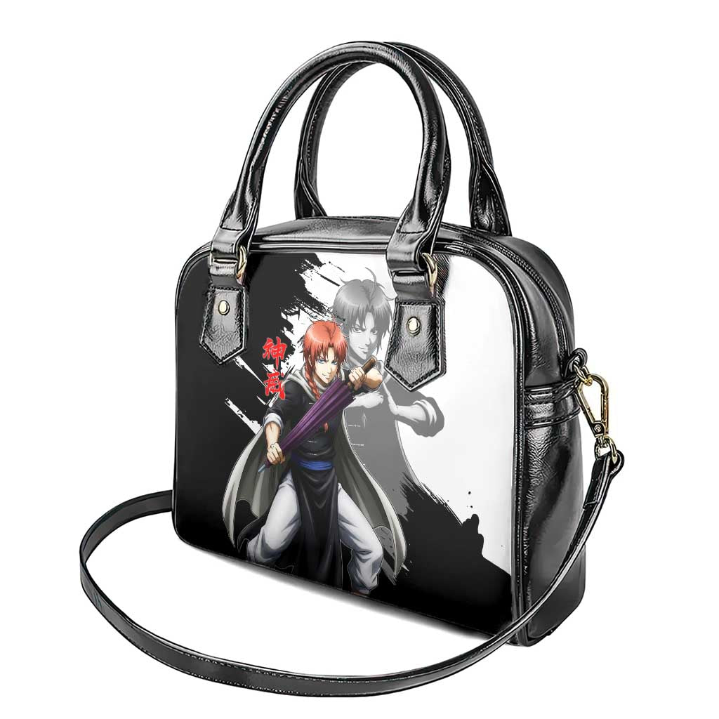 Kamui Shoulder Handbag Rogue Warrior Ink Clash Style