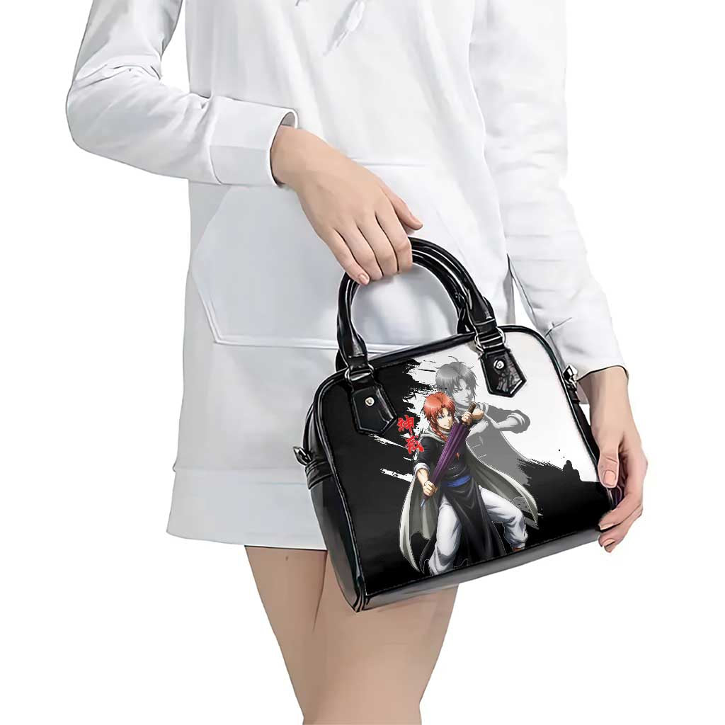 Kamui Shoulder Handbag Rogue Warrior Ink Clash Style