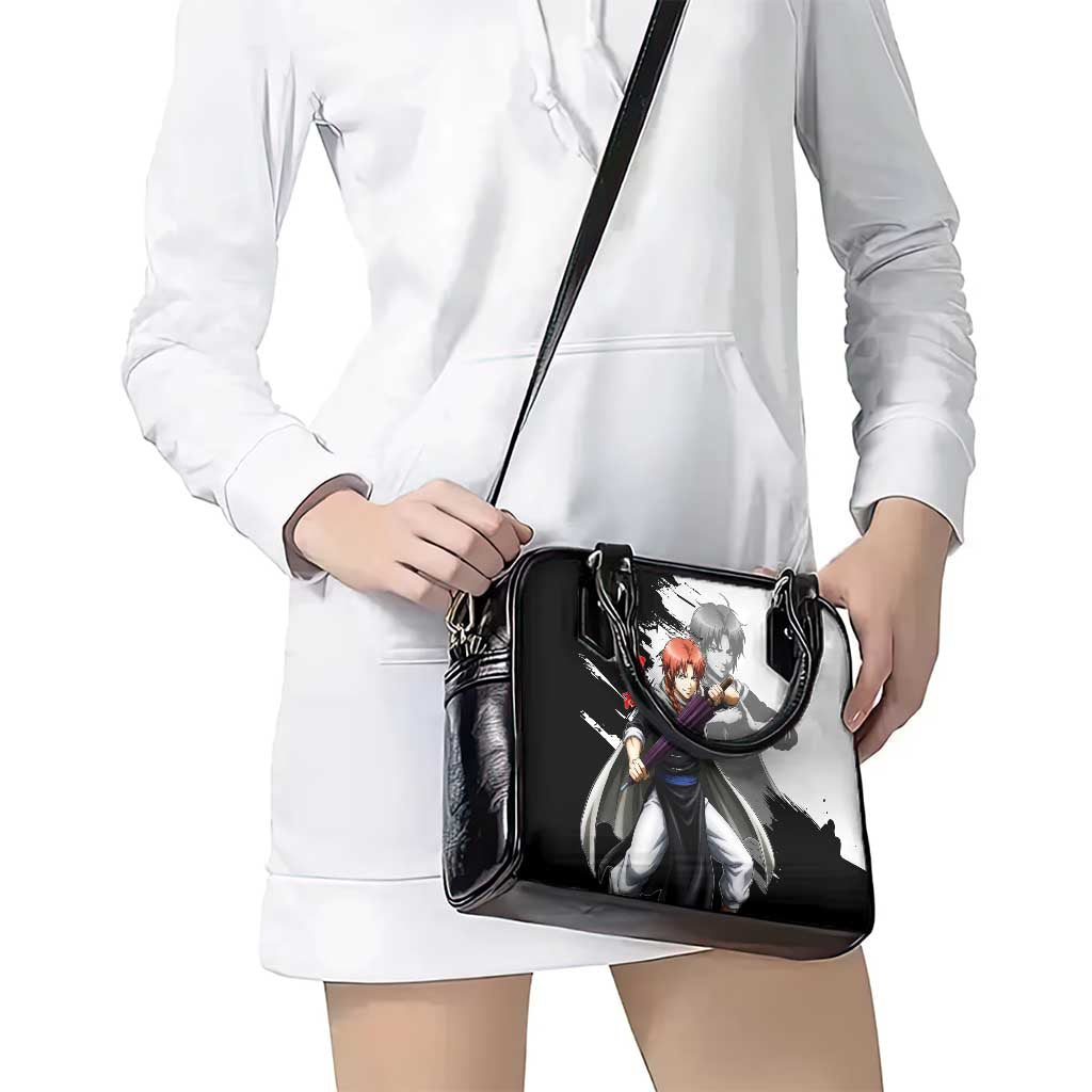 Kamui Shoulder Handbag Rogue Warrior Ink Clash Style