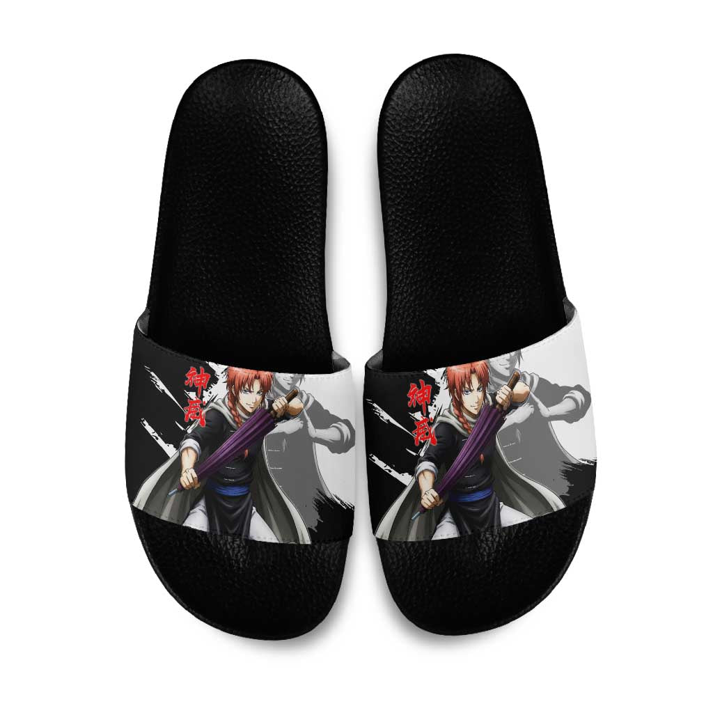 Kamui Slide Sandals Rogue Warrior Ink Clash Style
