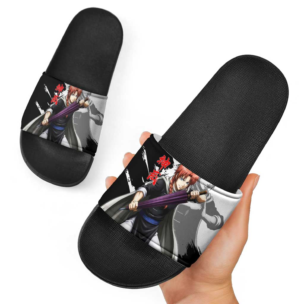 Kamui Slide Sandals Rogue Warrior Ink Clash Style