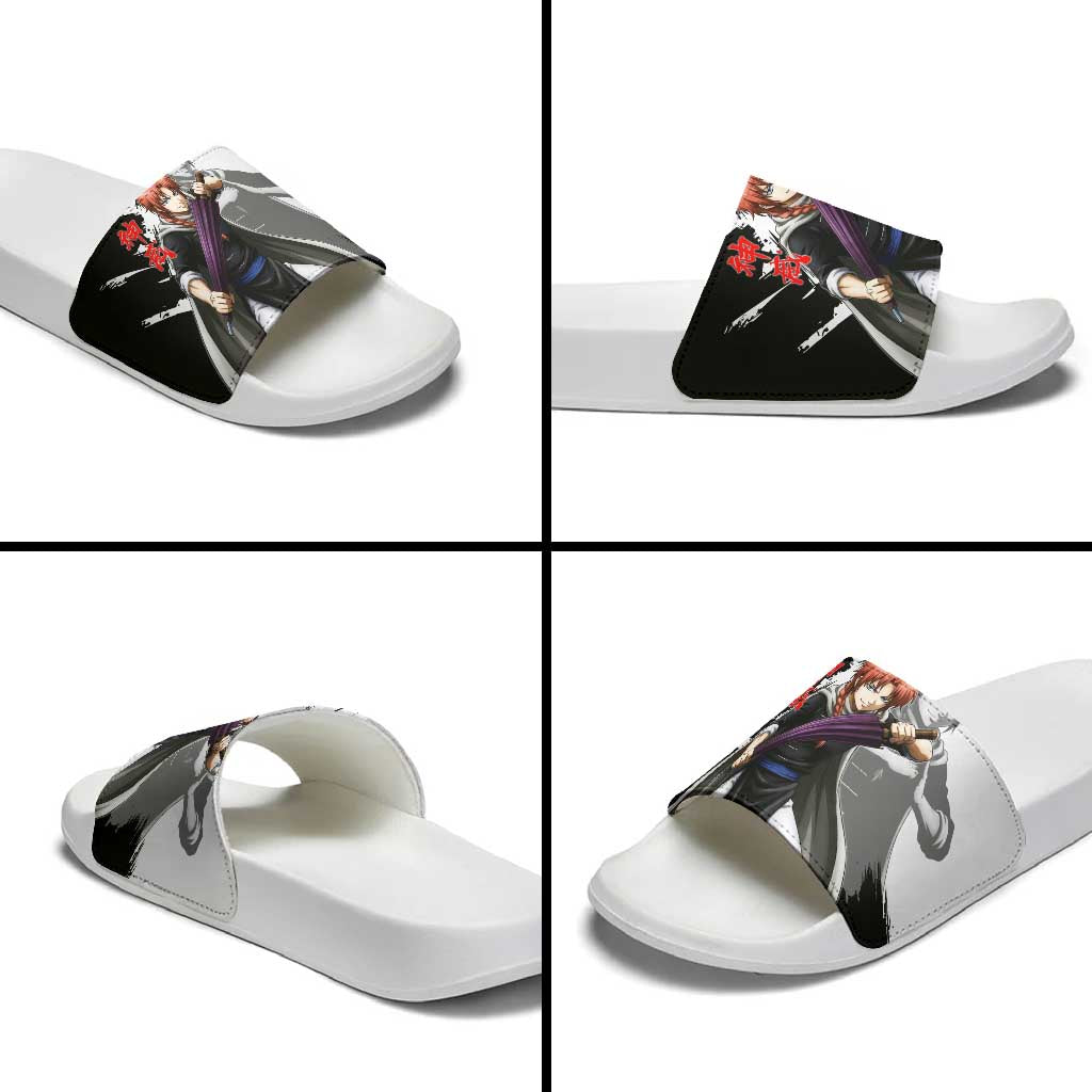 Kamui Slide Sandals Rogue Warrior Ink Clash Style