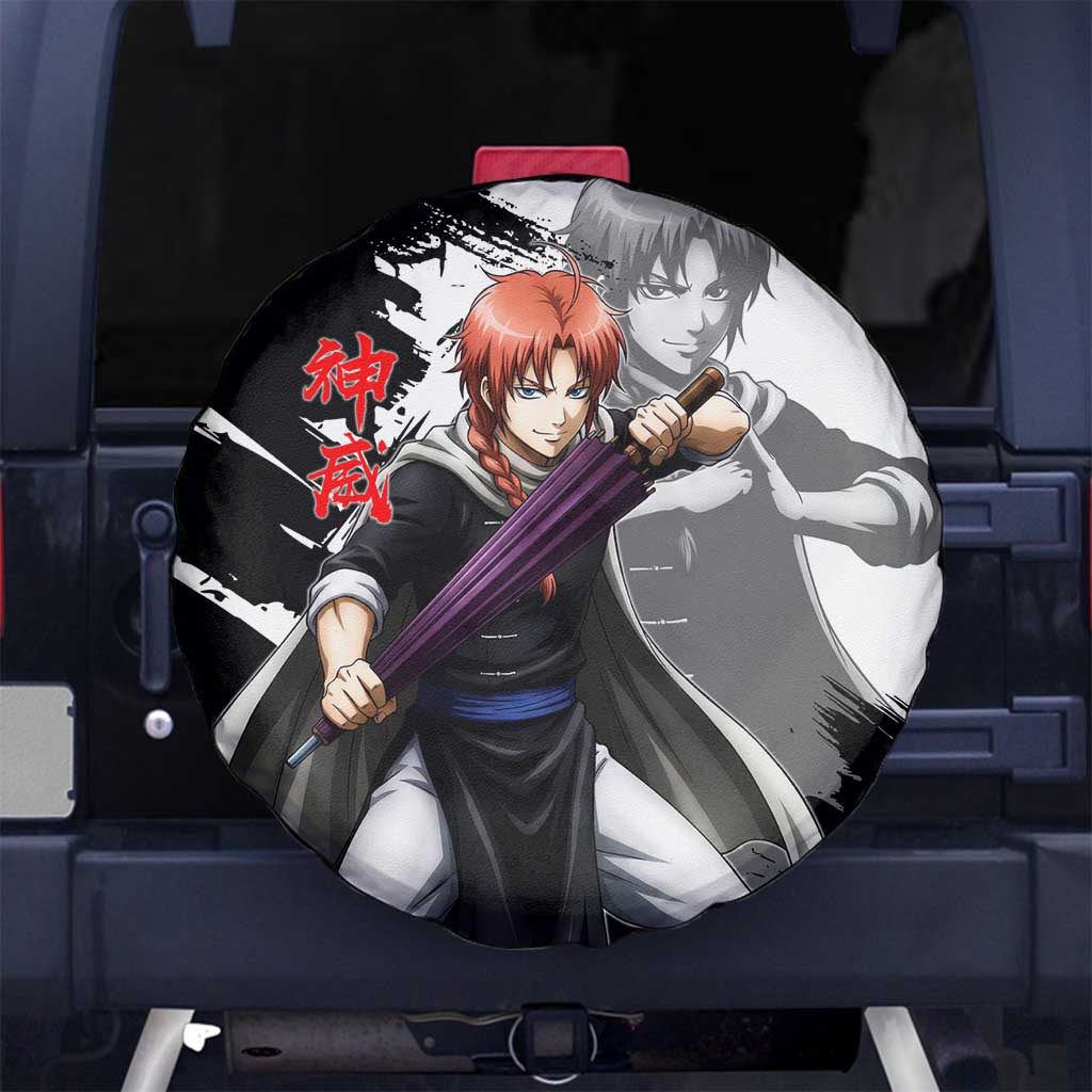 Kamui Spare Tire Cover Rogue Warrior Ink Clash Style
