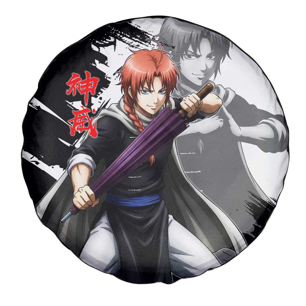 Kamui Spare Tire Cover Rogue Warrior Ink Clash Style