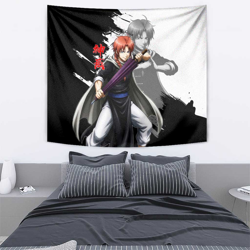 Kamui Tapestry Rogue Warrior Ink Clash Style