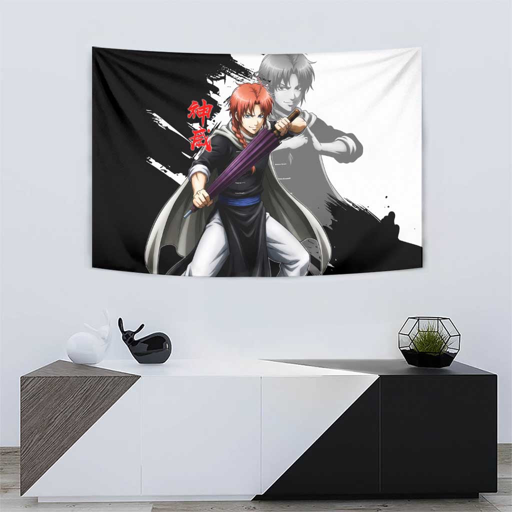 Kamui Tapestry Rogue Warrior Ink Clash Style