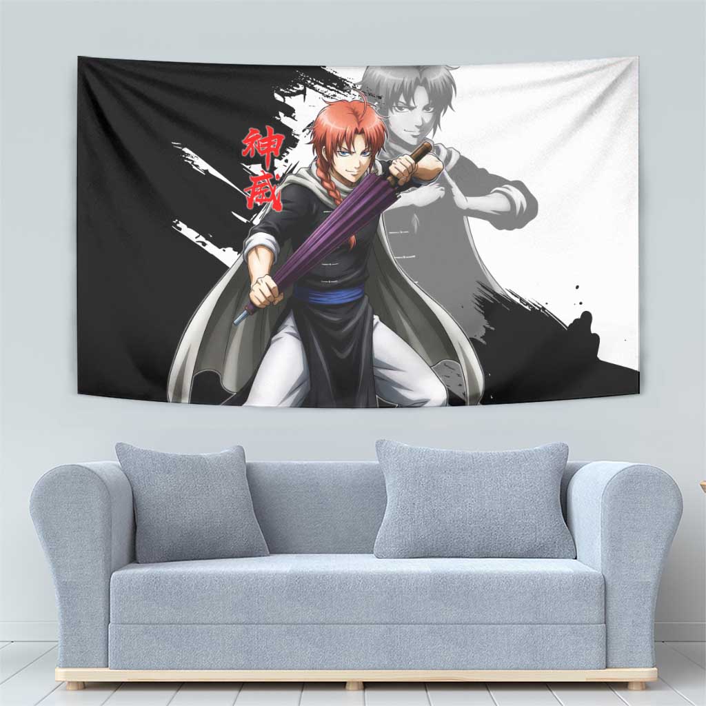 Kamui Tapestry Rogue Warrior Ink Clash Style