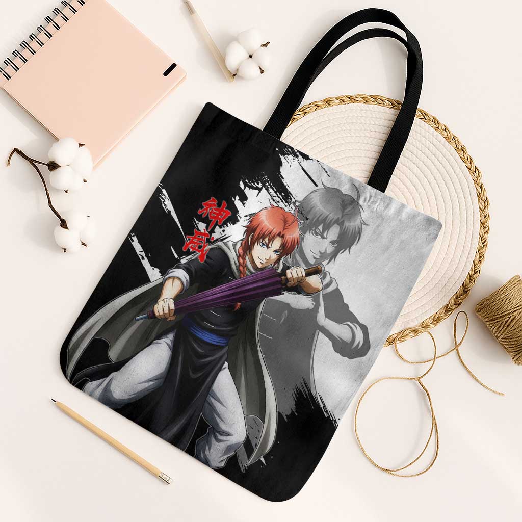 Kamui Tote Bag Rogue Warrior Ink Clash Style