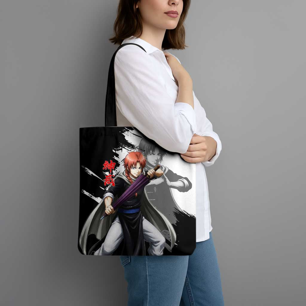 Kamui Tote Bag Rogue Warrior Ink Clash Style