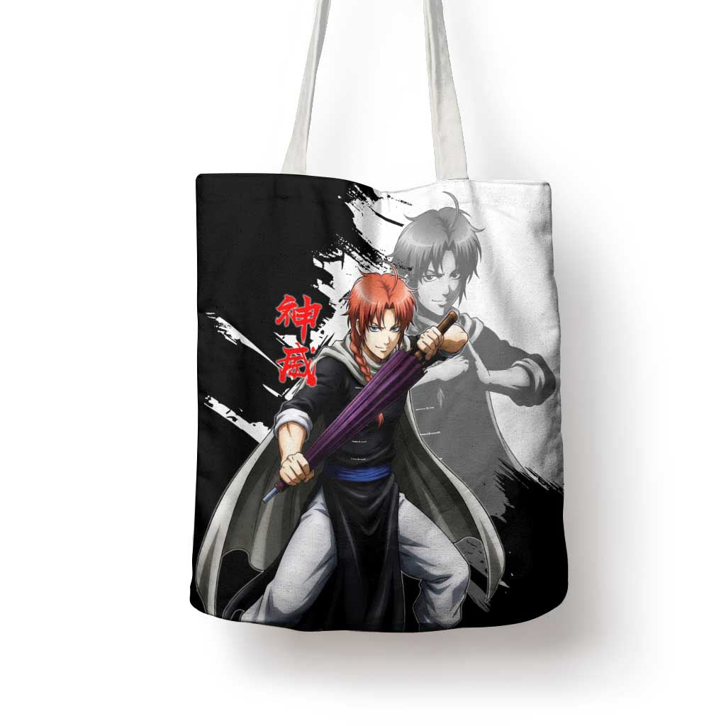 Kamui Tote Bag Rogue Warrior Ink Clash Style