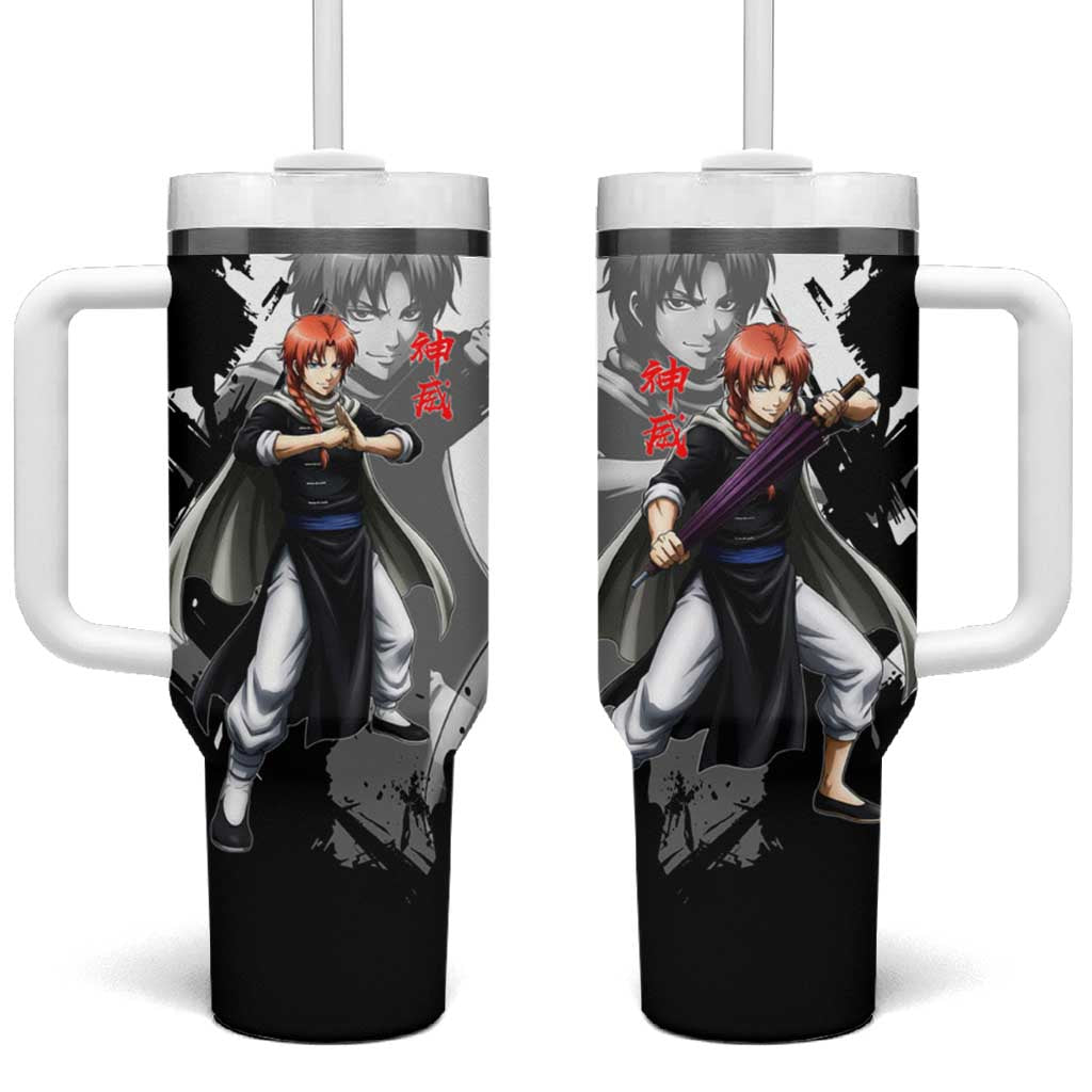 Kamui Tumbler With Handle Rogue Warrior Ink Clash Style
