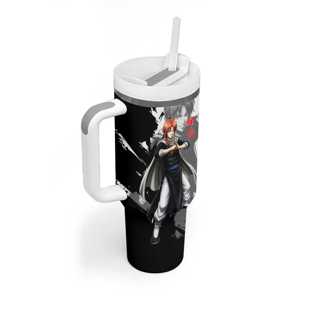 Kamui Tumbler With Handle Rogue Warrior Ink Clash Style