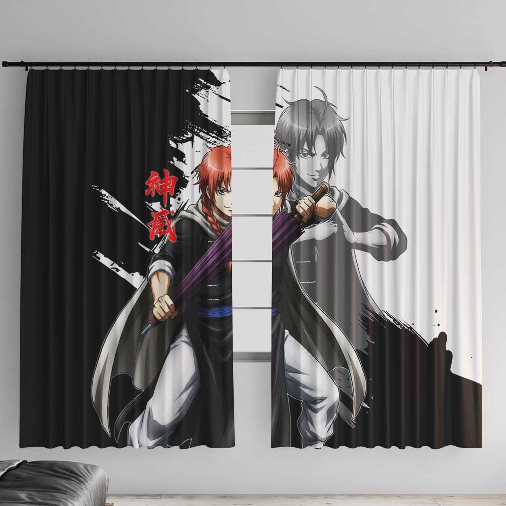 Kamui Window Curtain Rogue Warrior Ink Clash Style