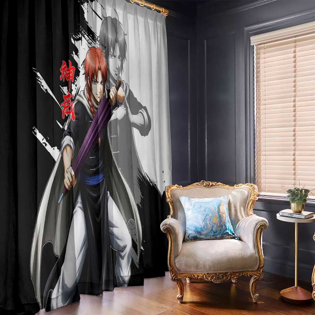 Kamui Window Curtain Rogue Warrior Ink Clash Style