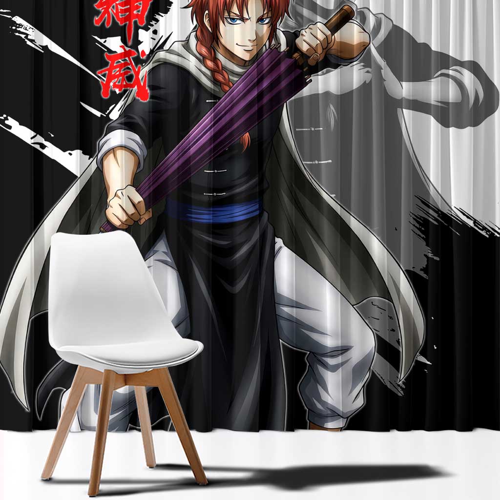 Kamui Window Curtain Rogue Warrior Ink Clash Style