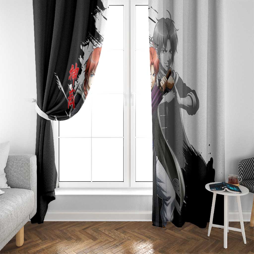 Kamui Window Curtain Rogue Warrior Ink Clash Style