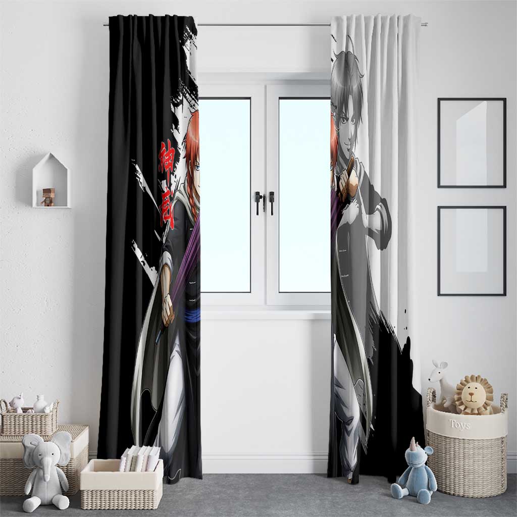 Kamui Window Curtain Rogue Warrior Ink Clash Style