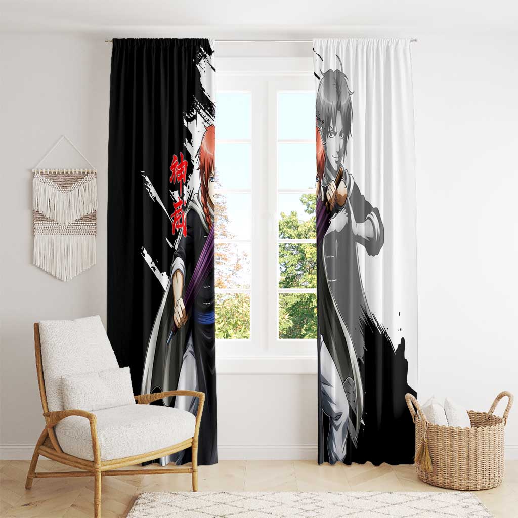 Kamui Window Curtain Rogue Warrior Ink Clash Style