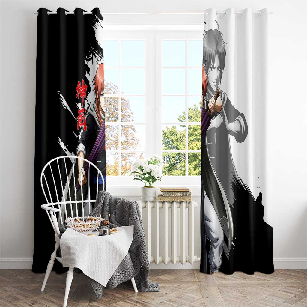 Kamui Window Curtain Rogue Warrior Ink Clash Style