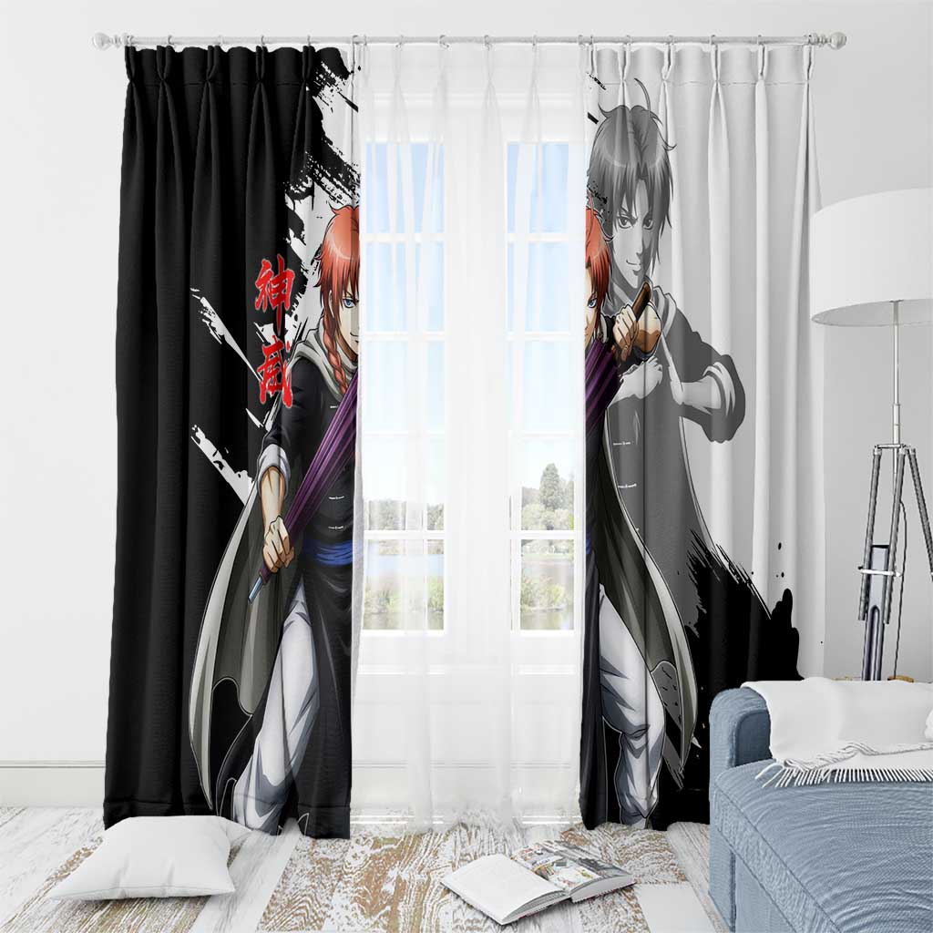 Kamui Window Curtain Rogue Warrior Ink Clash Style