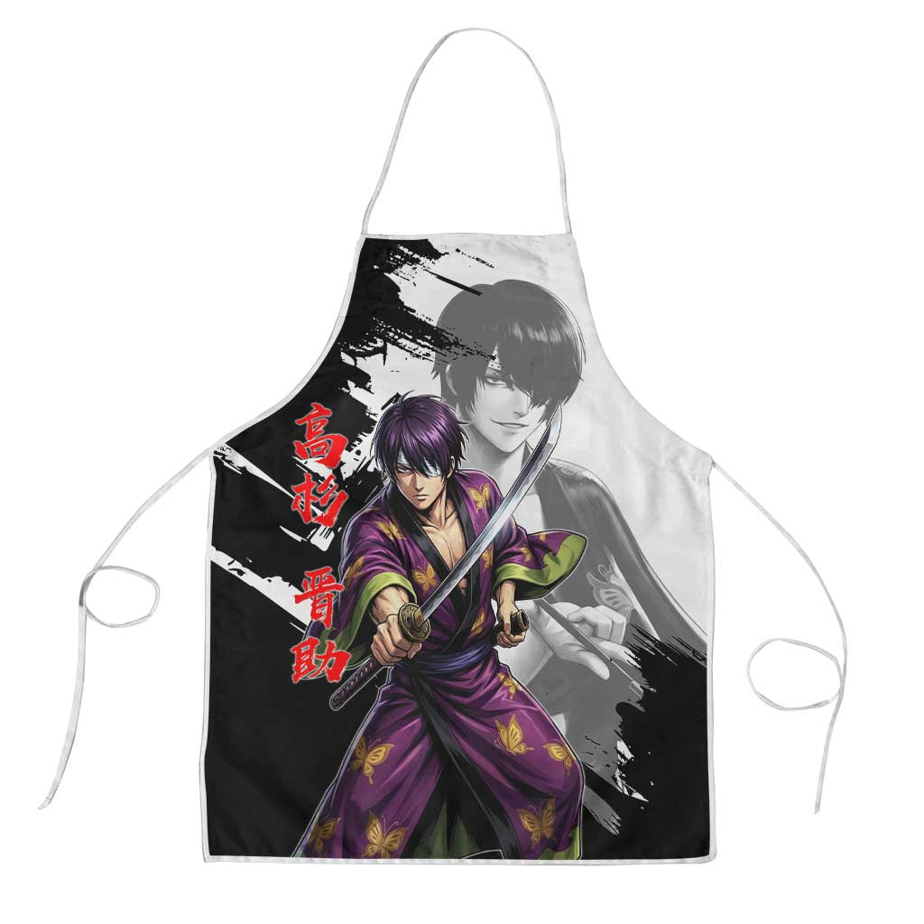 Shinsuke Takasugi Apron Dark Ronin Ink Wash Style