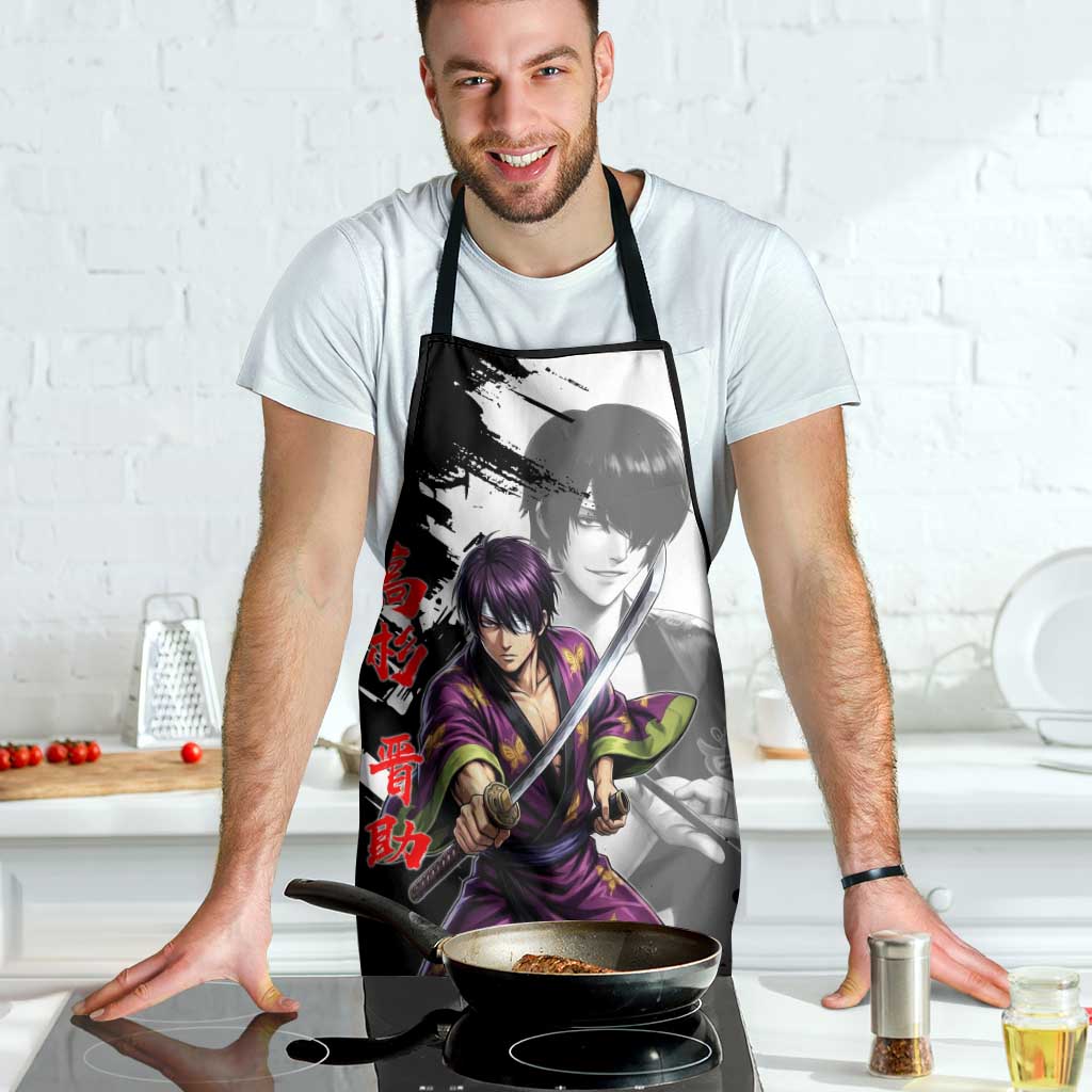 Shinsuke Takasugi Apron Dark Ronin Ink Wash Style