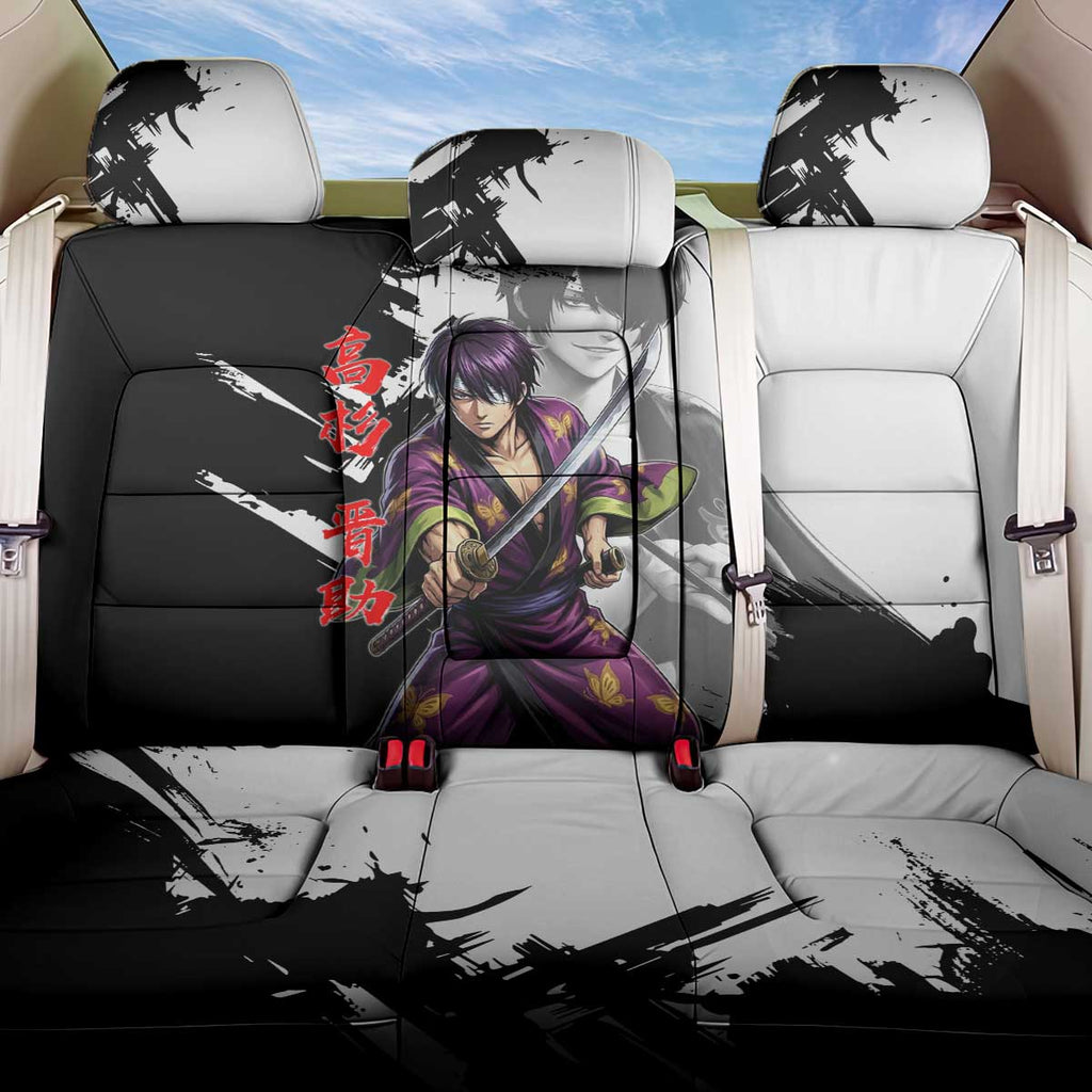 Shinsuke Takasugi Back Car Seat Cover Dark Ronin Ink Wash Style