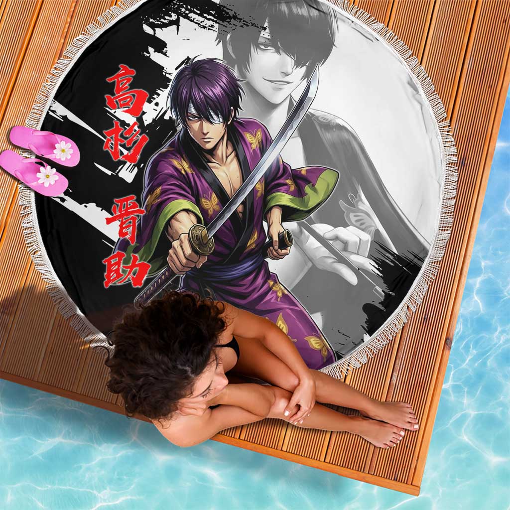 Shinsuke Takasugi Beach Blanket Dark Ronin Ink Wash Style