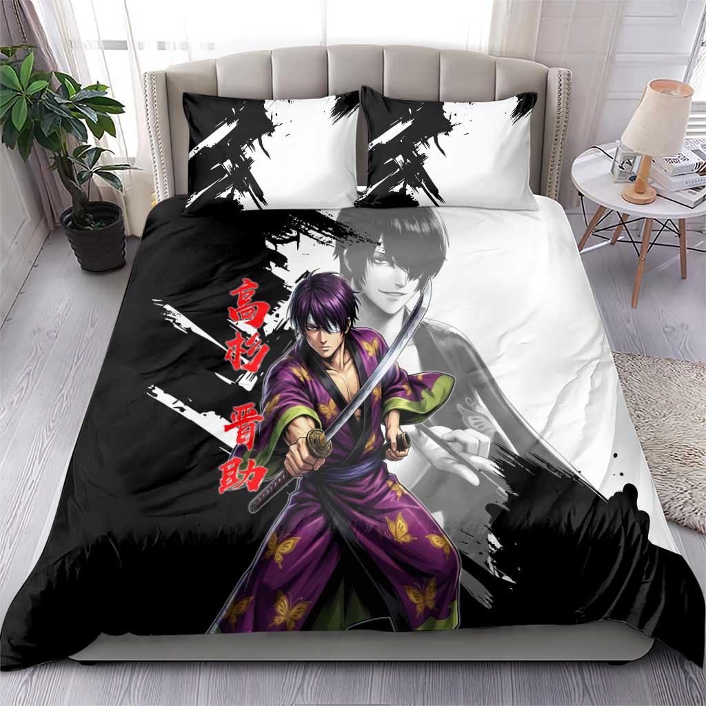 Shinsuke Takasugi Bedding Set Dark Ronin Ink Wash Style